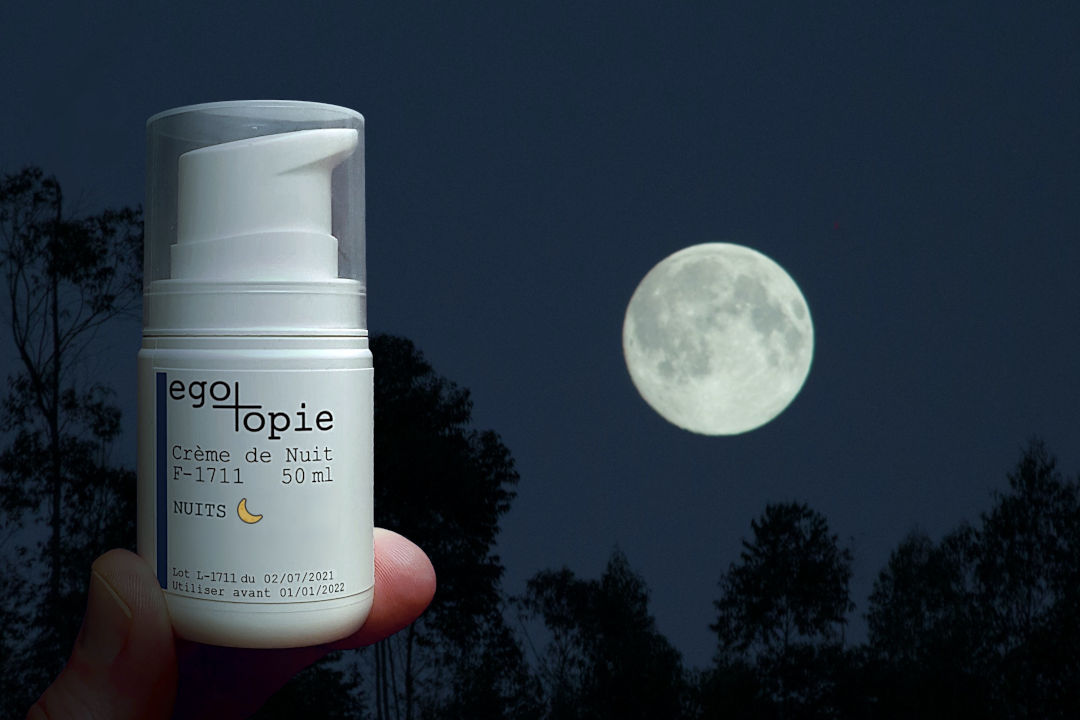 Egotopie, composez votre crème de nuit ultra personnalisée à base d'extrait de pépins de grenade bio